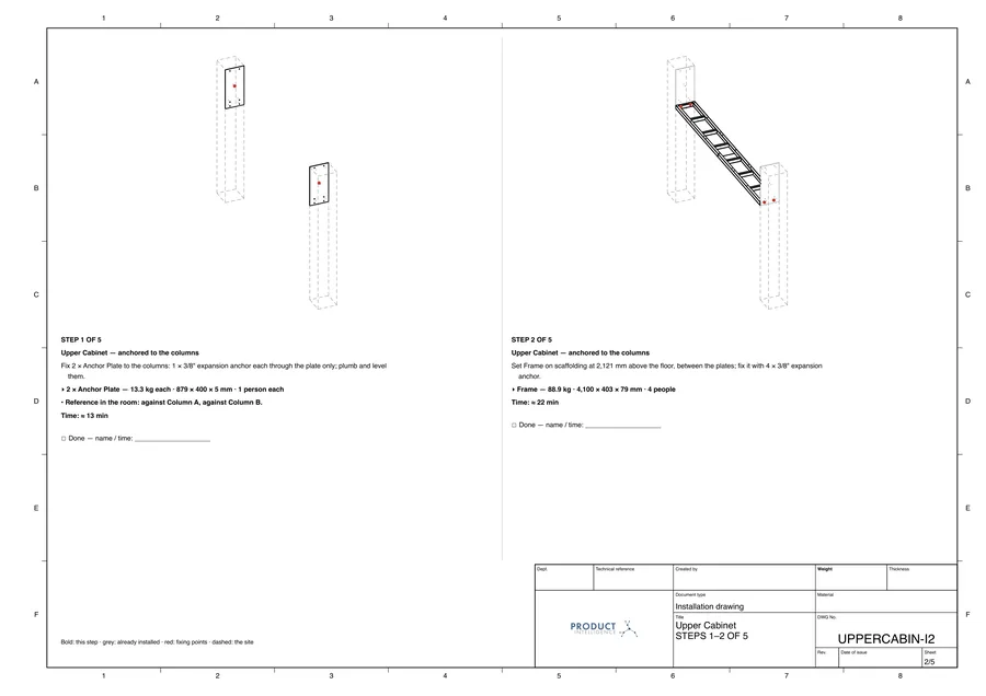 Live drawing: site install